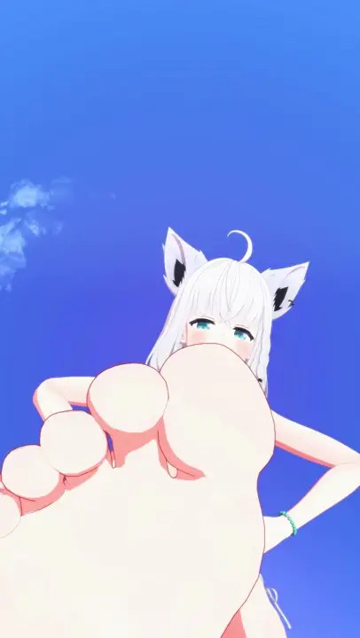 【Mosaic_Fed_up】Fubuki_Bikini_FootStepOnMyFace [Siresire]