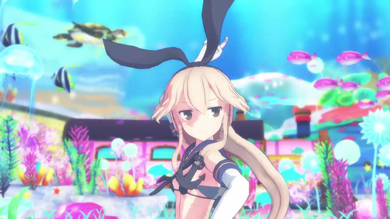 Shimakaze - Deep Blue Town [MMD R18] Ami37