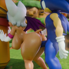 [4K] Rouge and Sonic Sex [Lordpyro9]
