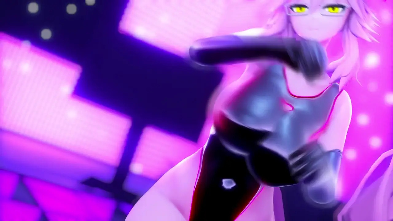 4k Tamamo Vitch Light SEXdance - Go for it, Take Over! KUROMARU Channel (Leotard)