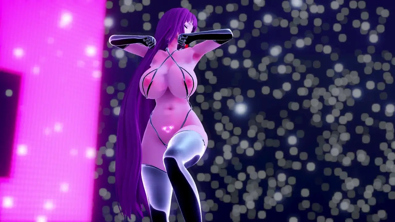 4k FGO BB SEXdance - Go for it, Take Over! KUROMARU Channel (String Bikini)