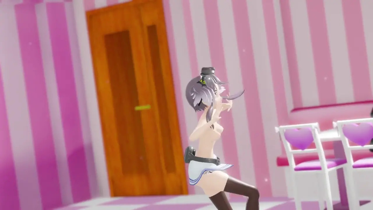Shimakaze & Fleet Girls - Dyed with Your Color (ver. 2) [MMD R18] Monokage