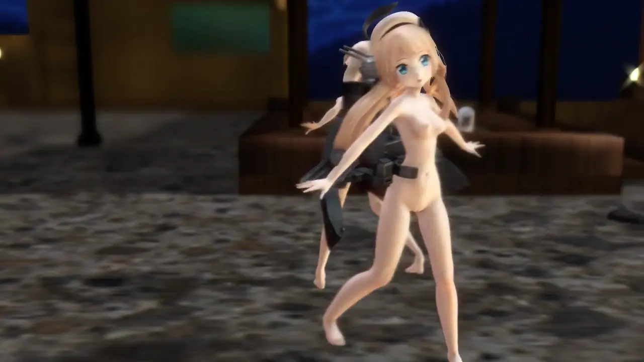 Shimakaze & Jervis - No Life Queen [MMD] Monokage