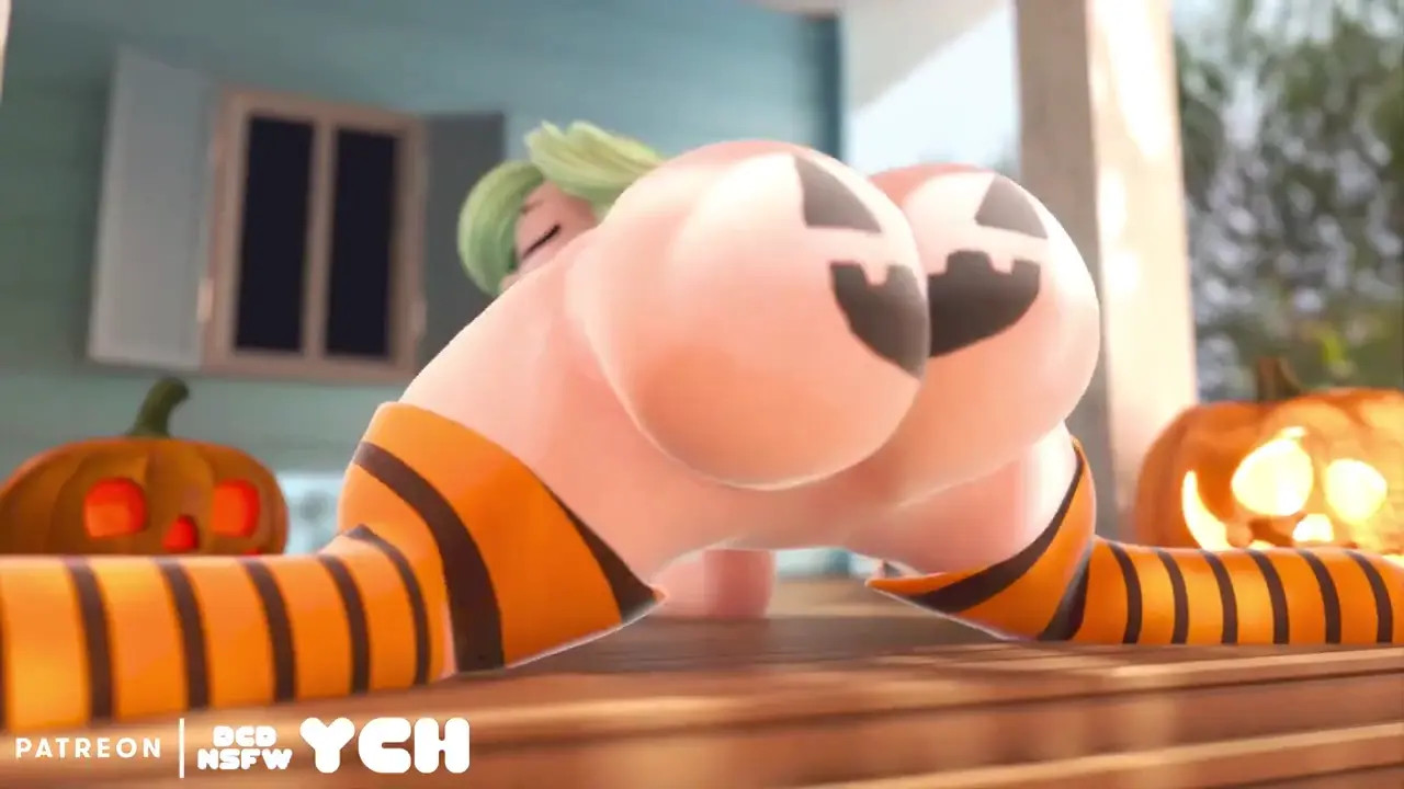 YCH : Spooky Peach! [DCD]