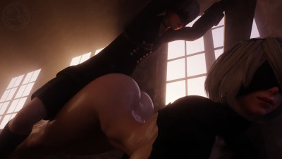 2B and 9S enjoying some quality time ALT ANGLE [mOOn9star]