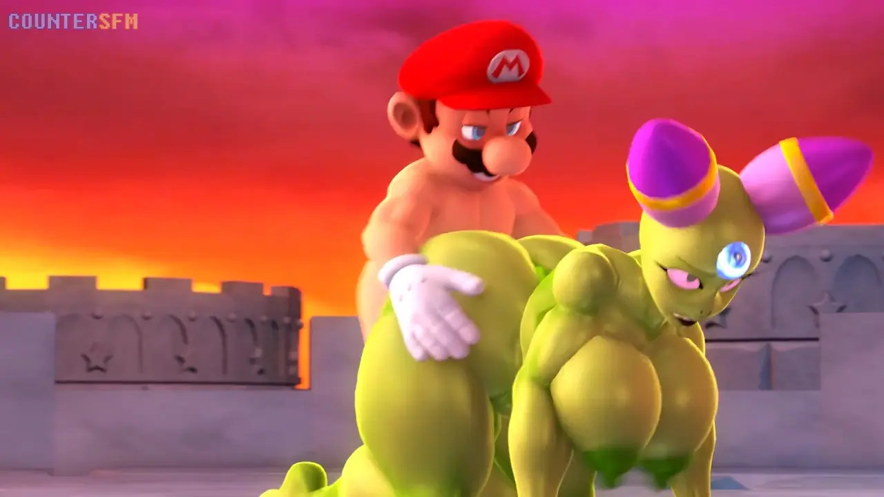 mario pounding cackletta