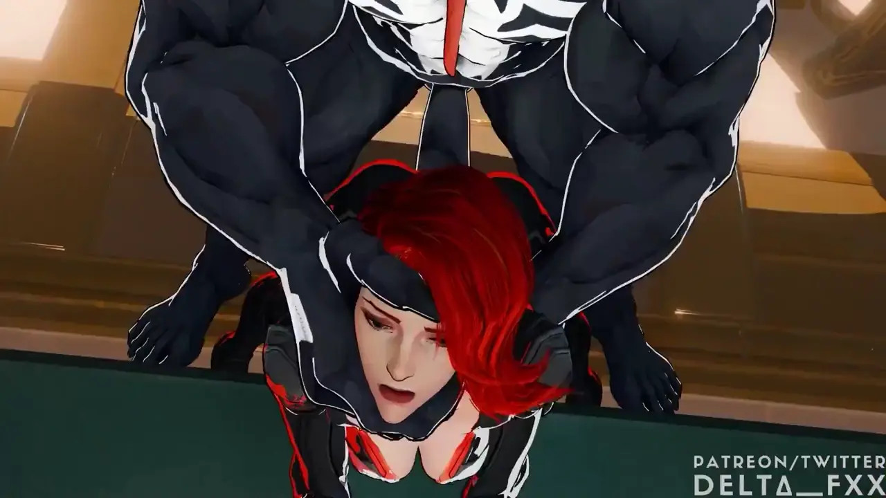 Black Widow Ambushed By Venom [delta_fxx]