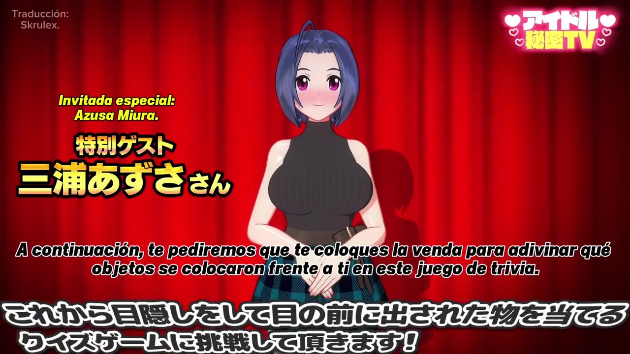 Azusa Miura guess game MMD Sub español