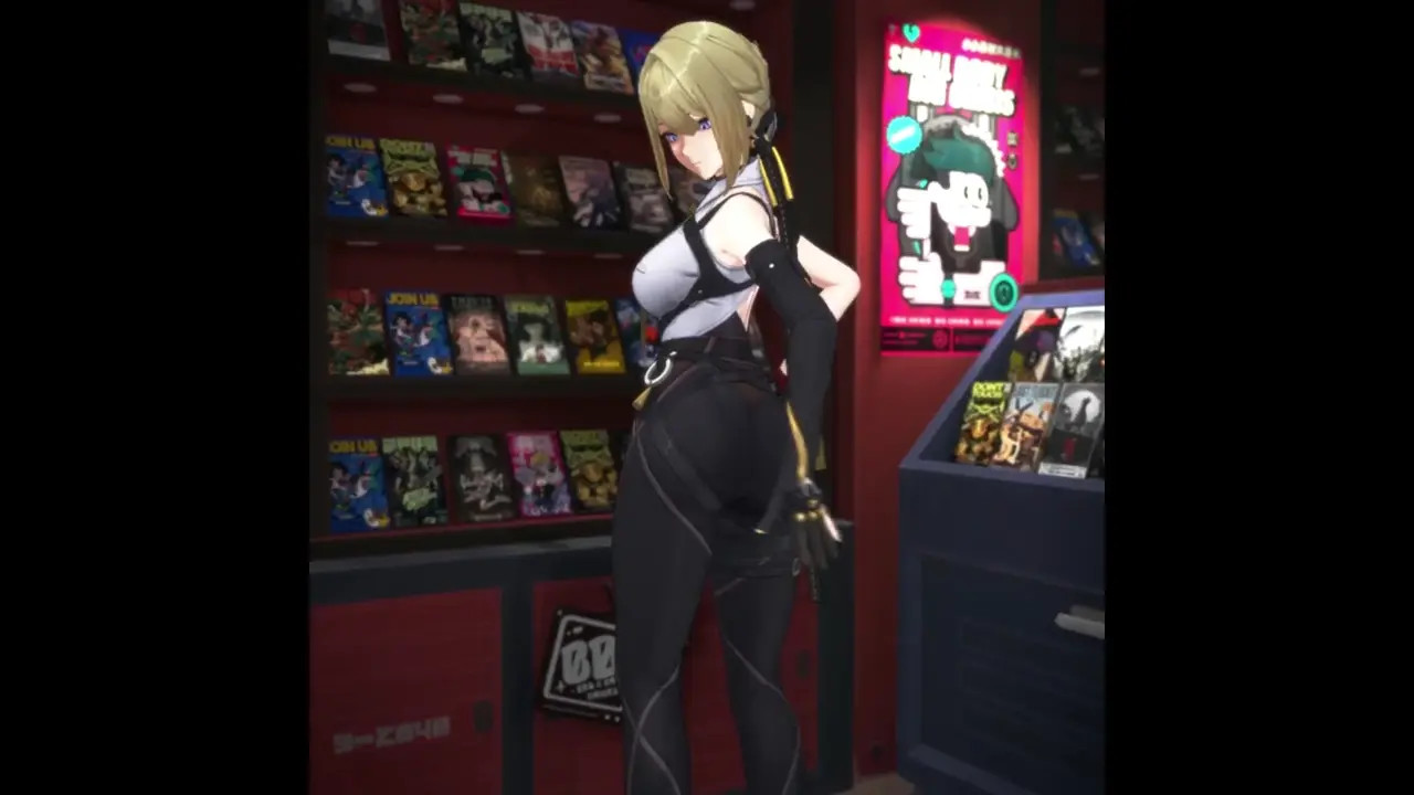 Evelyn at the store