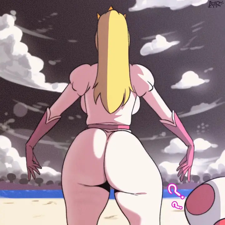 peach twerking