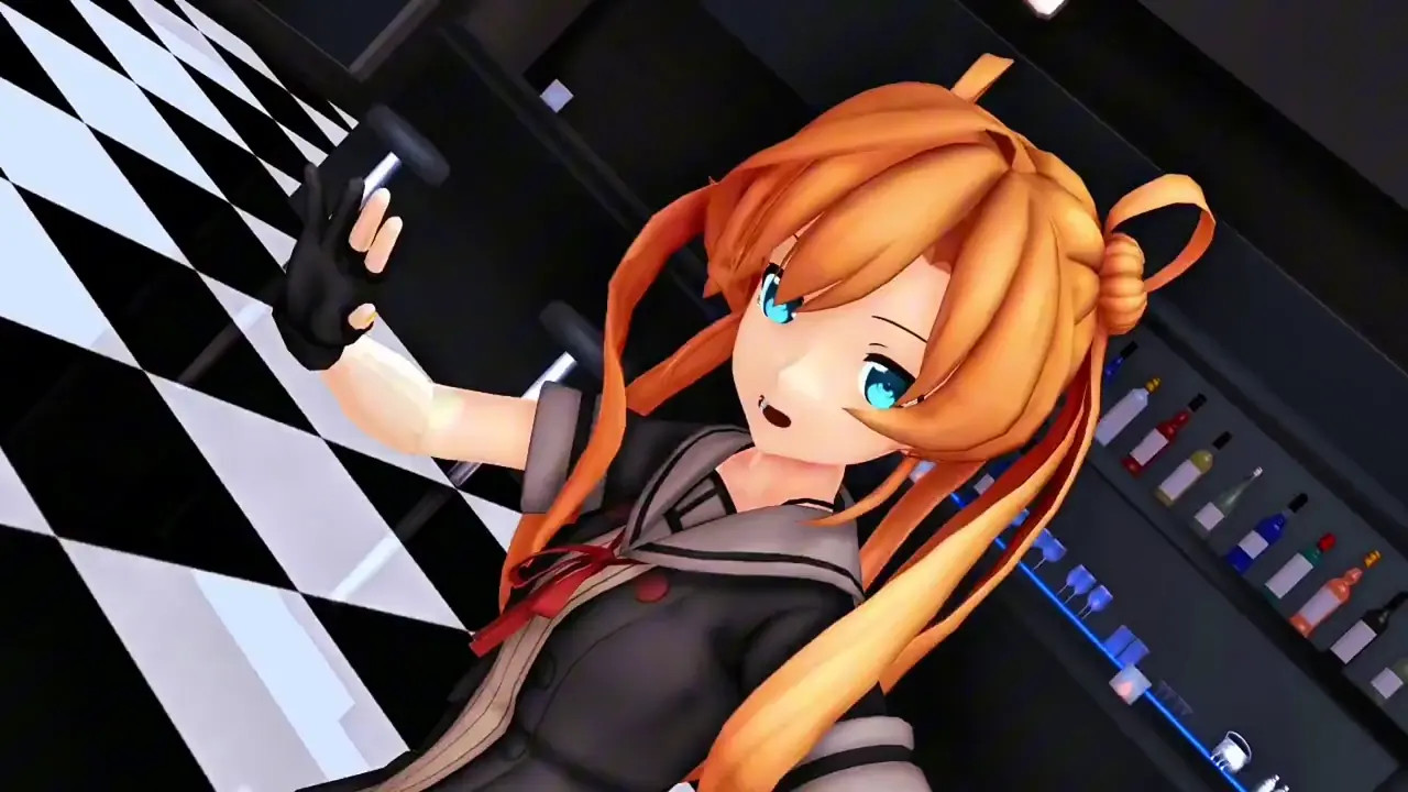 Shimakaze & Abukuma - Jumping at Shadows [MMD R18] Do Shiyo