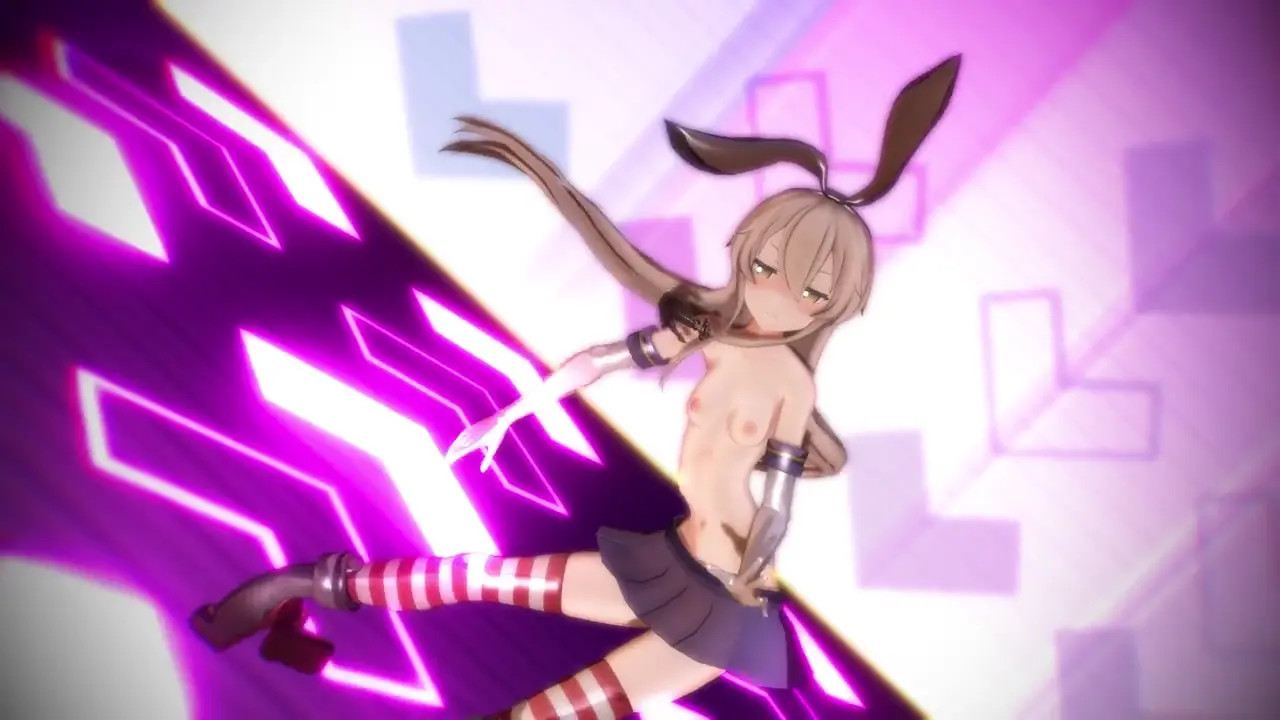Shimakaze - Firework [MMD R18] Mei Chan