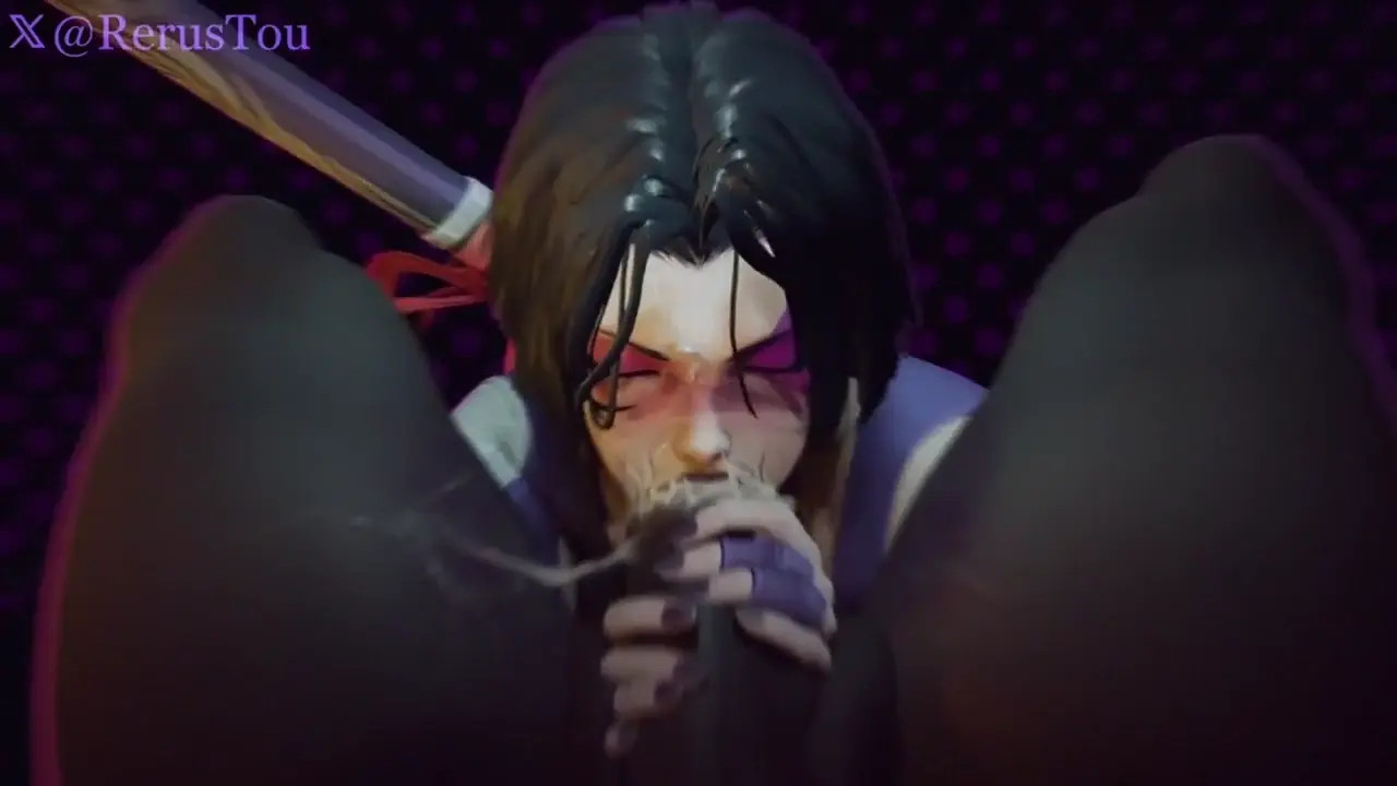 Psylocke Deepthroats King Tchalla (Sound Update)