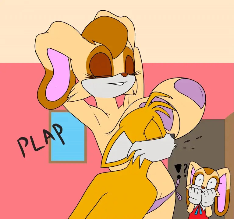 Mommy and Tails Fighting [creatiffy]