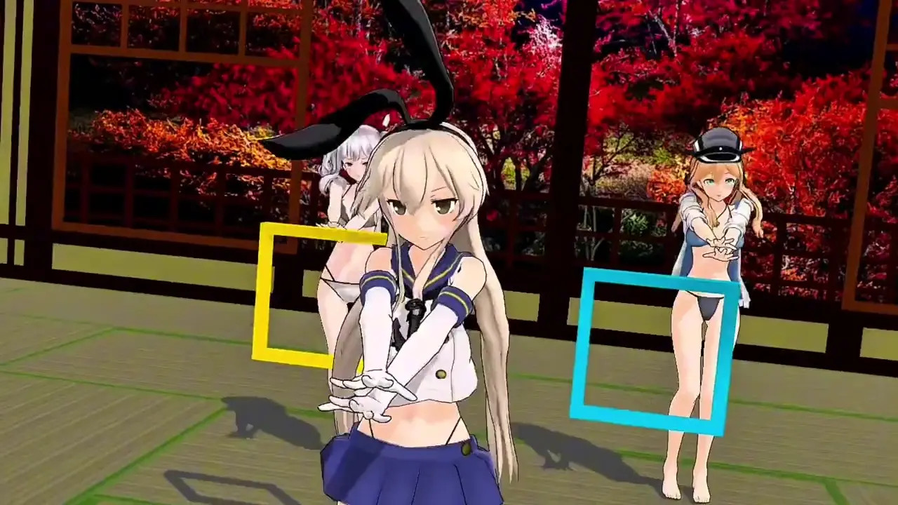 Shimakaze, Kashima & Prinz - Hi Fi Raver [MMD R18] Monji