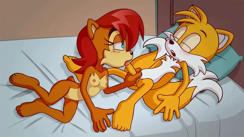 Sally blow Tails