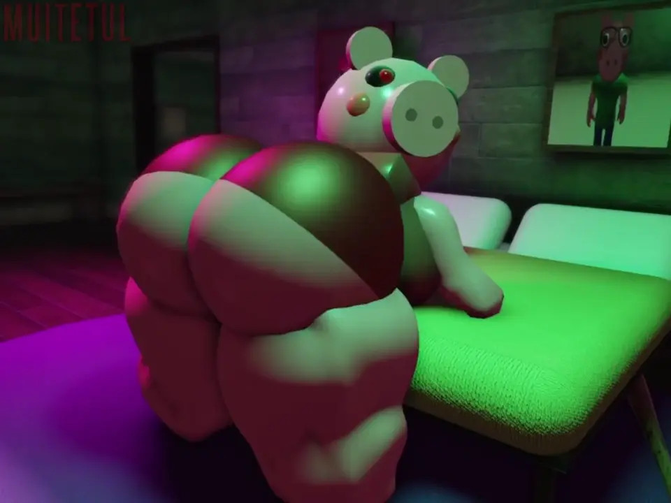 Piggy with clothes Twerking ass Roblox