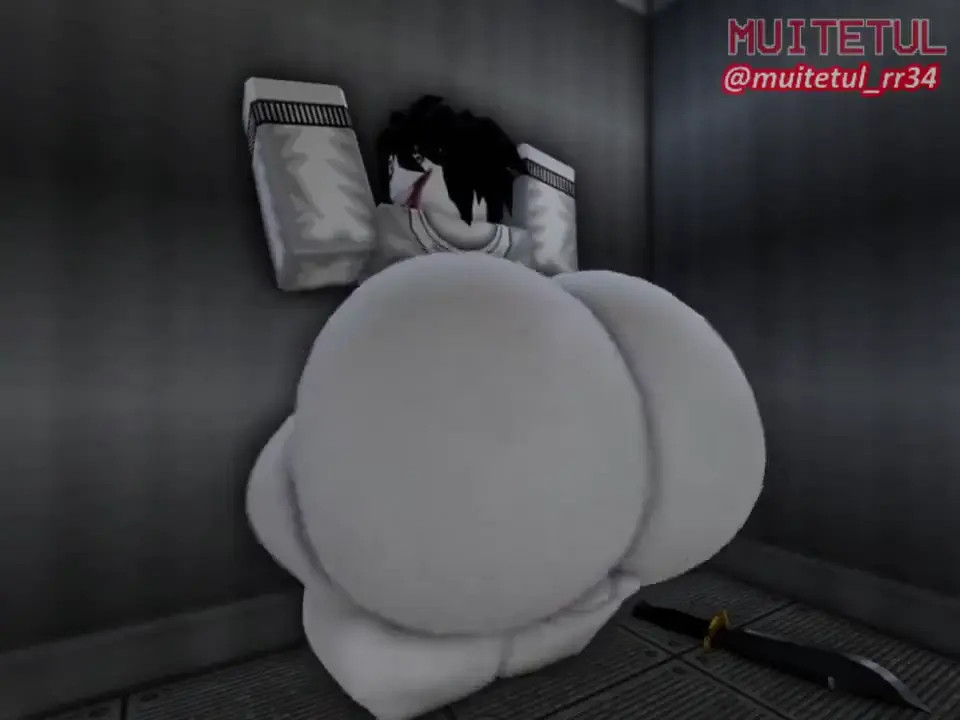 Jeff The Killer Twerking ass Roblox ( art:Muitetul)