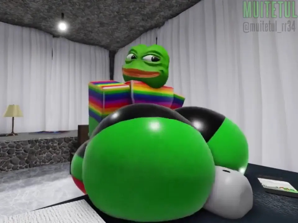 Pepe The Frog  Ass on face Roblox ( art:Muitetul )