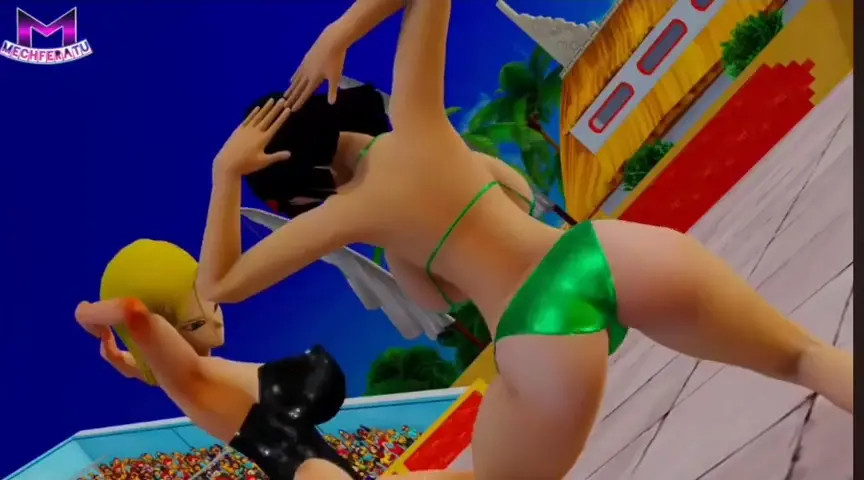 Mmd / Videl & Android 18 - Sexy mi