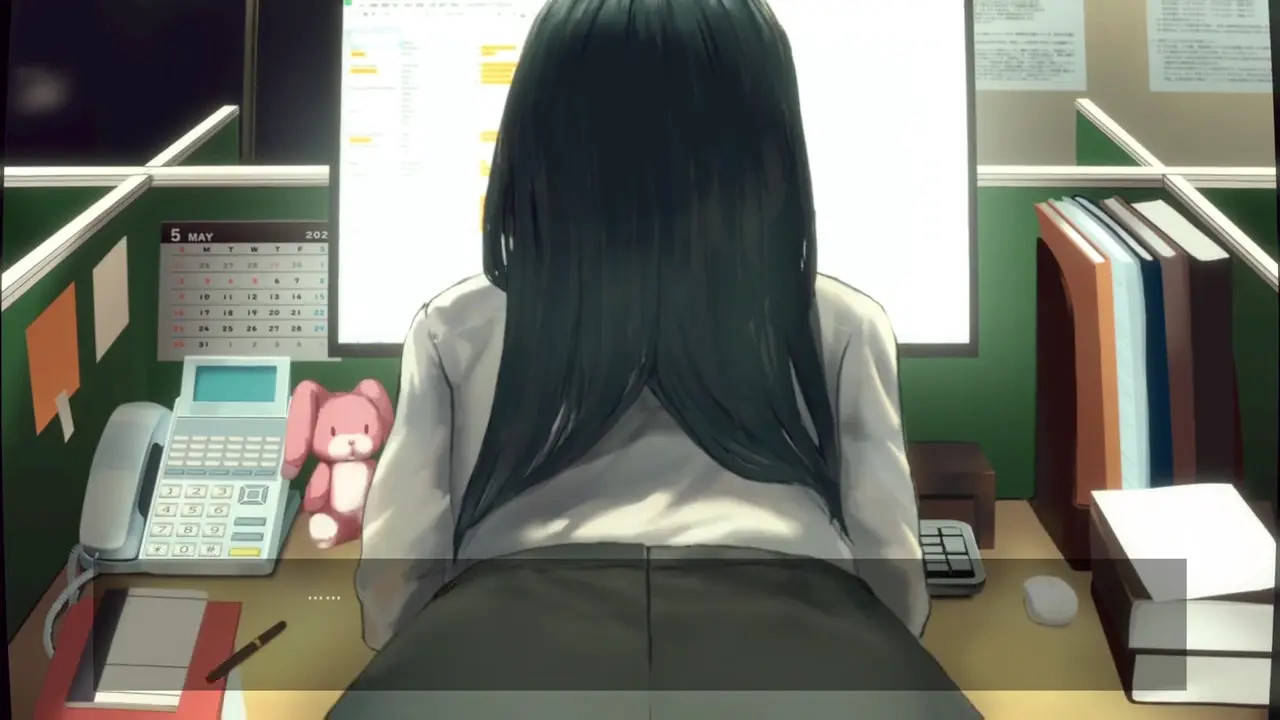 This Office Worker Keeps Turning Her Ass Towards Me