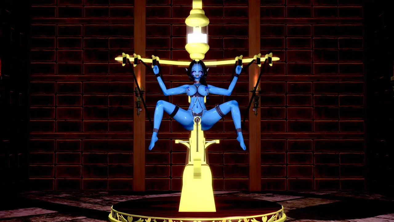 Aria Bal has her cock milked dry by Machine with a messy surprise at the end