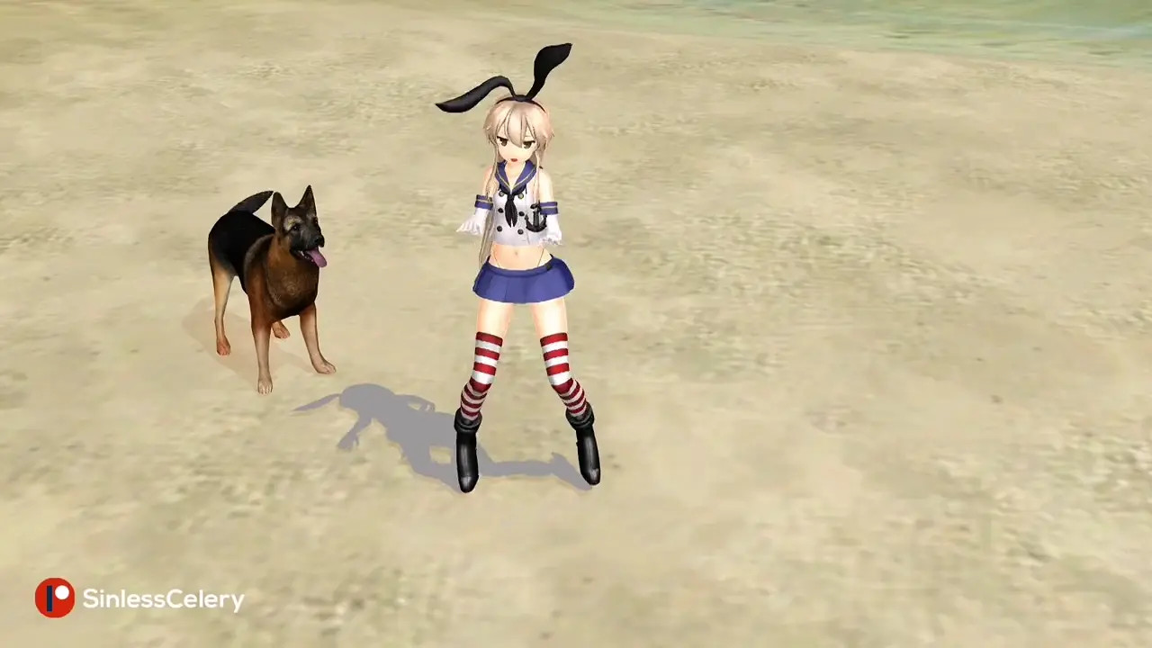 Shimakaze - Sting Beast Sex Dance [MMD R18] Sinlesscelery