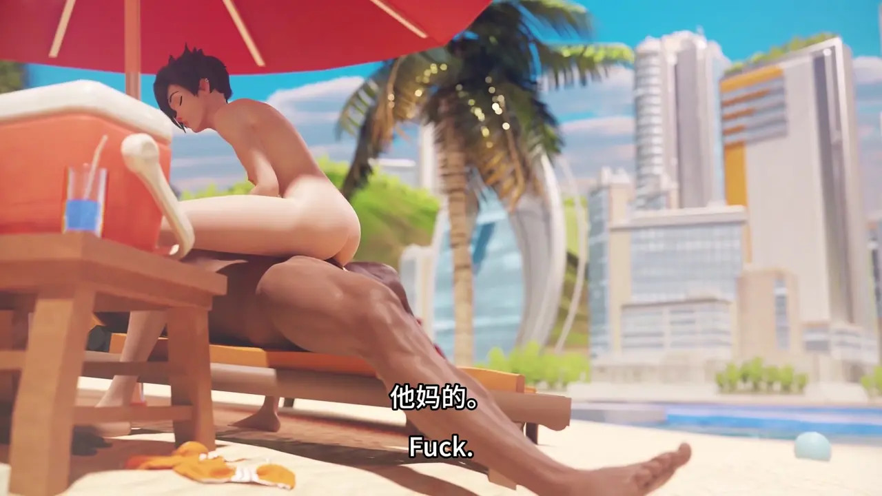 Tracer On Lifeguard Duty[Chinese subtitles][Kreamu]