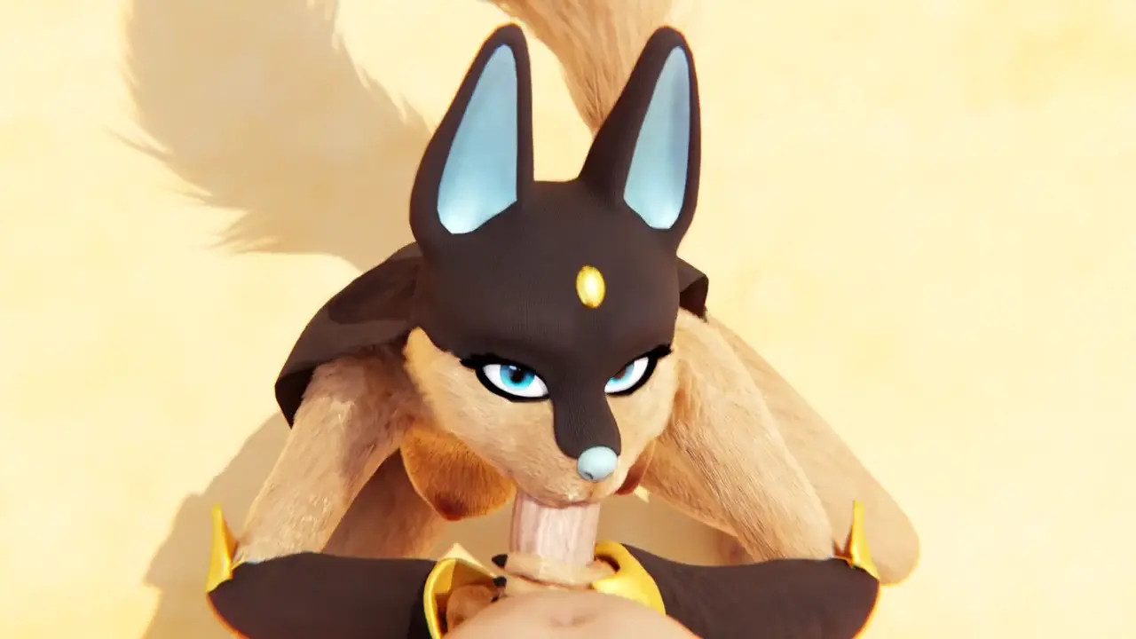 Anubis Blowjob 4K Alt By Opusnine