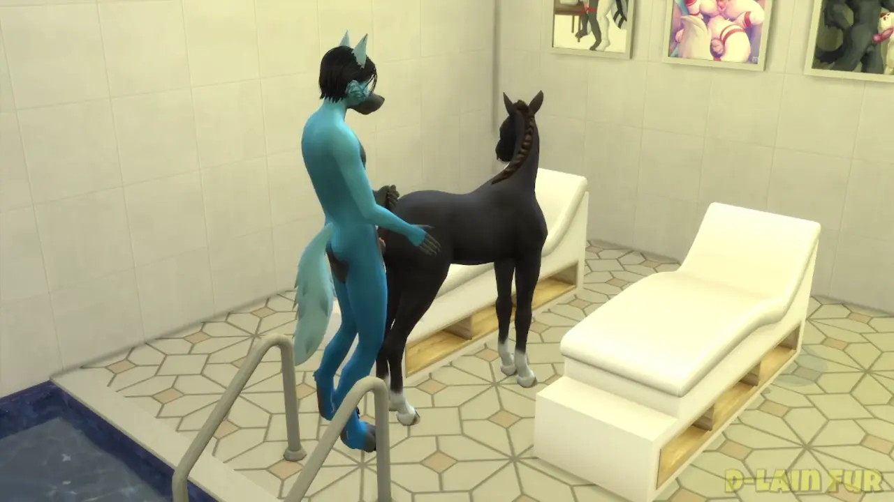 ♀️♂️ Poolside Romance. ❤️ [FURRY SIMS 4]