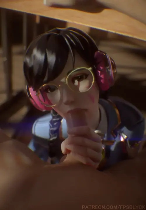 D.Va Academy Blowjob [White]