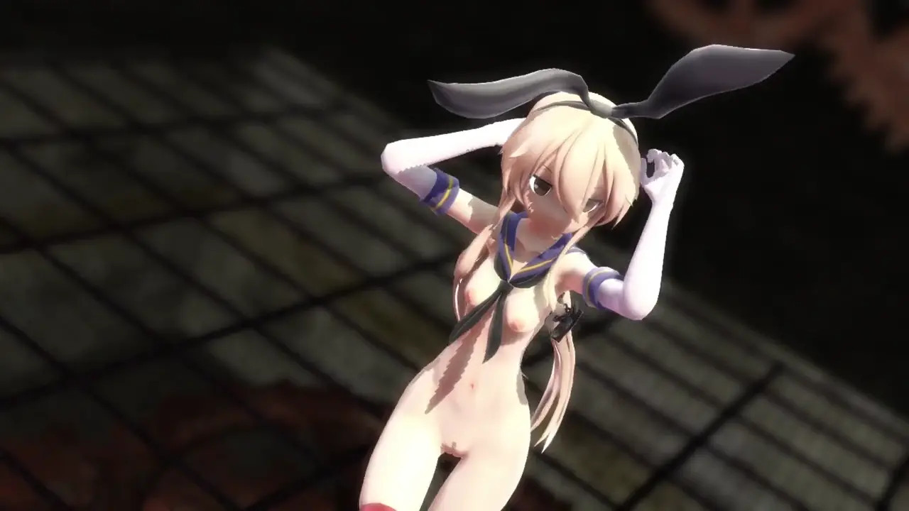 Shimakaze - Pink Cat [MMD R18] key2005