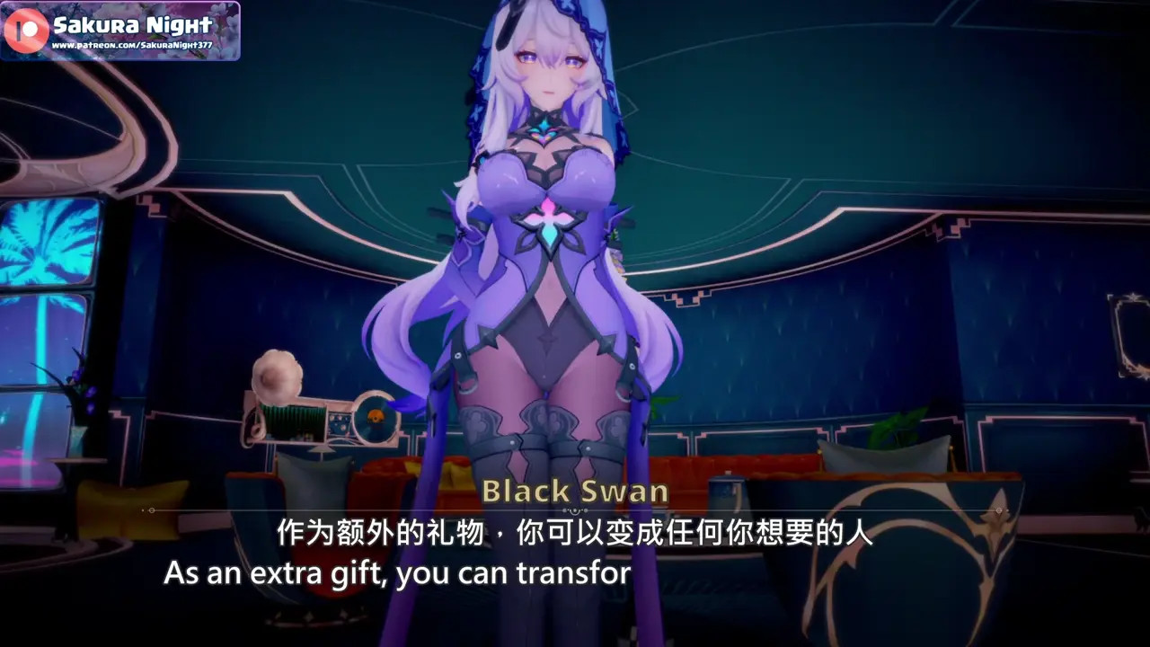 N°15 Black Swan - Honkai Star Rail ( Commission )