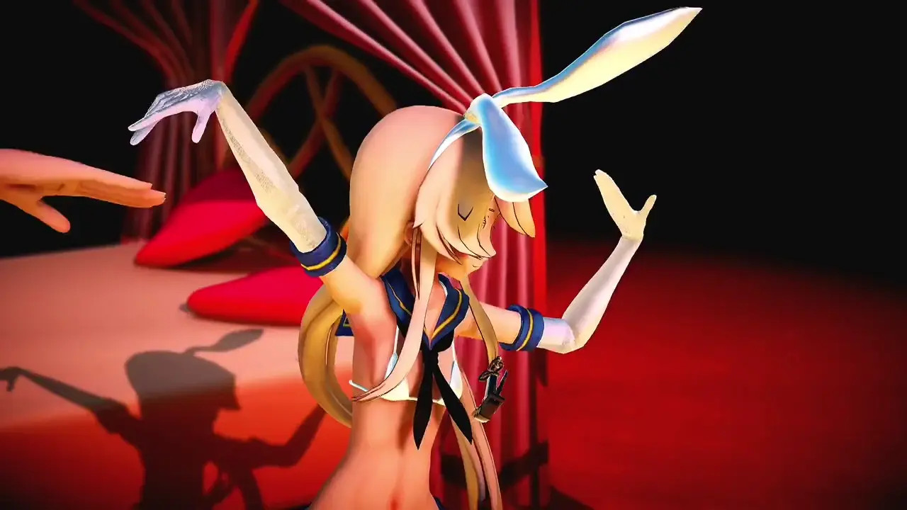 Shimakaze, Unryuu & Pola - Tougen Renka [MMD R18] amaya