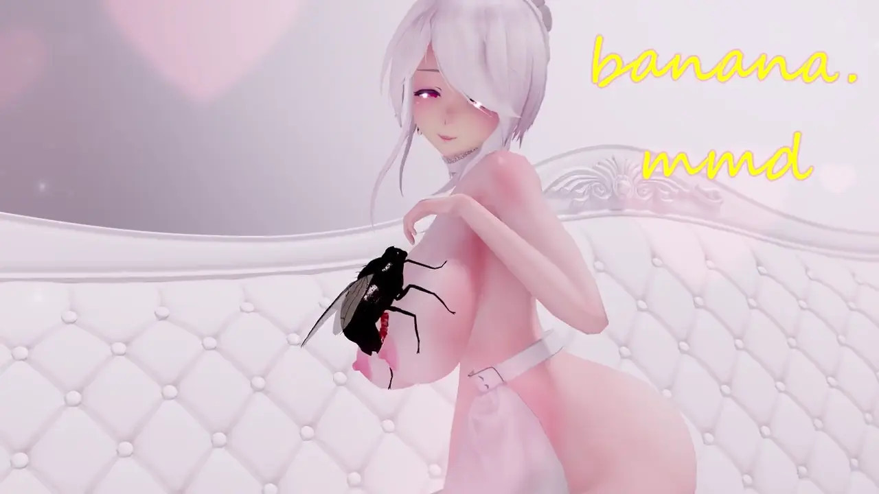 Haku's nipple sex（insect sex mmd) （short video）