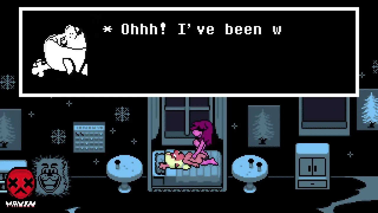 Susie and Noelle in bed