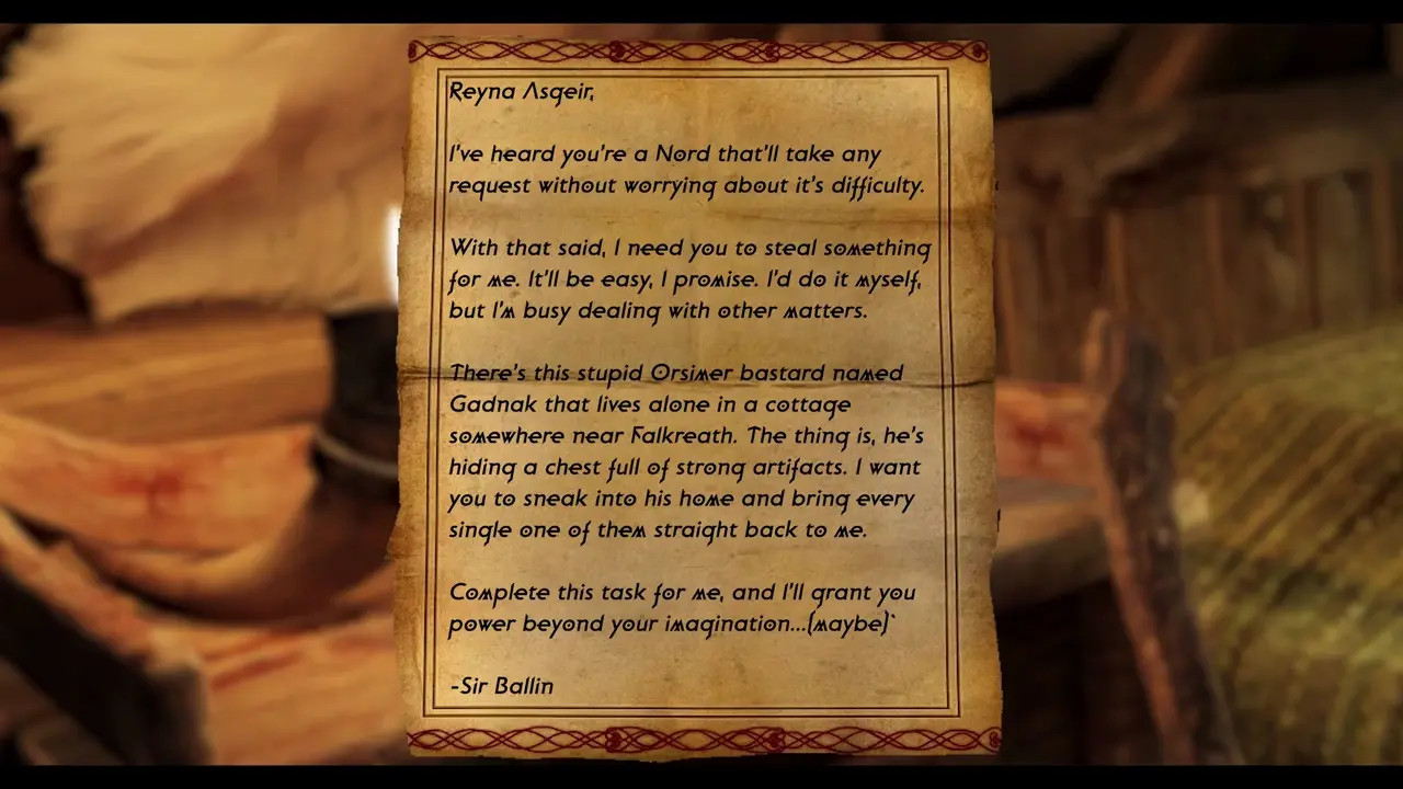 Caught Red-handed [MolagBallin]