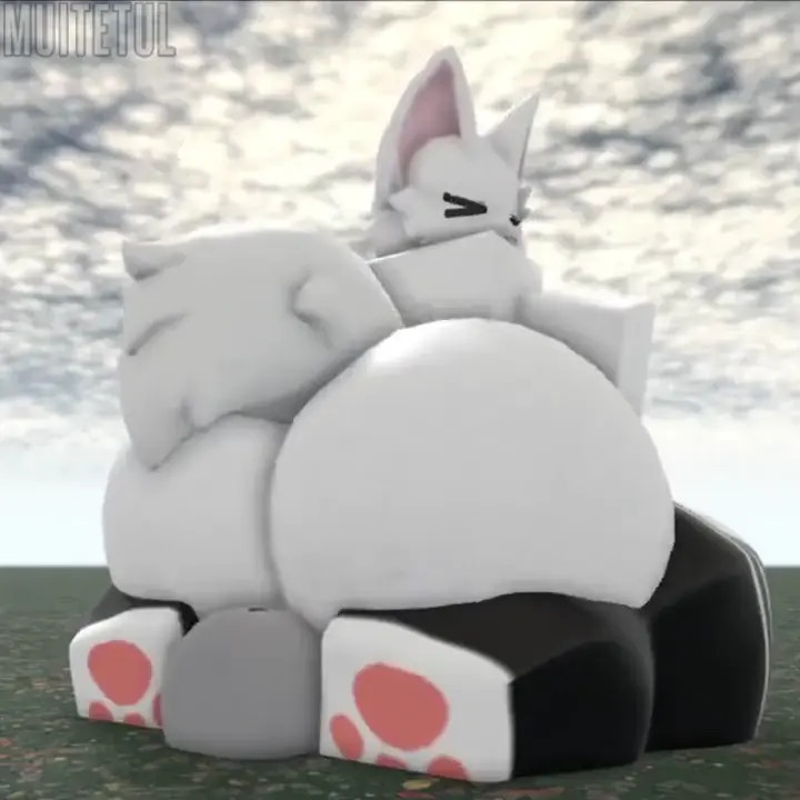 Silly Cat Furry ass on face Roblox ( art: Muitetul )