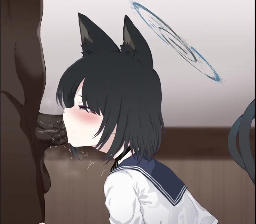 Kiryuu Kikyou Blue Archive deepthroat