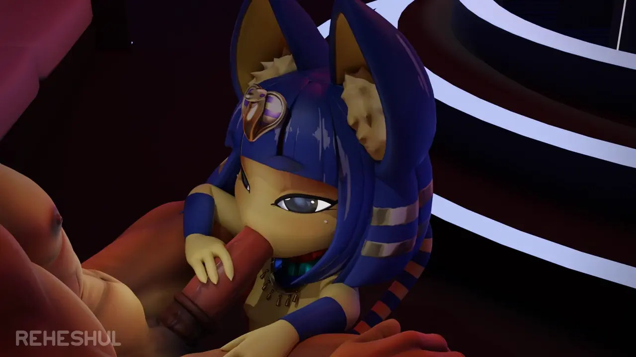 Ankha blowjob