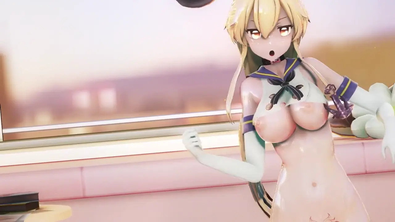 Adult Shimakaze & Amatsukaze - Ghost Rule [MMD R18] dbsye