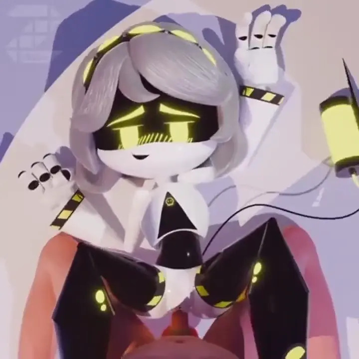 V on her back