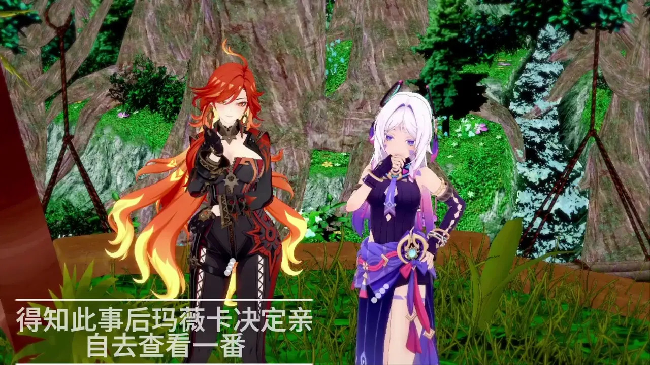 Hilichurls x Mavuika The dying flames  (biggerbiggercar)