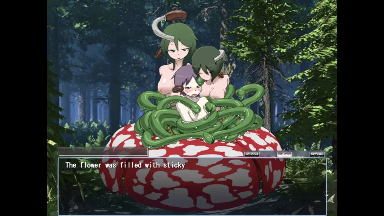 Monster Girl Quest - Rafflesia Girl Scene + CGI