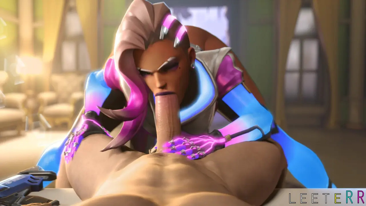 Sombra neon blowjob