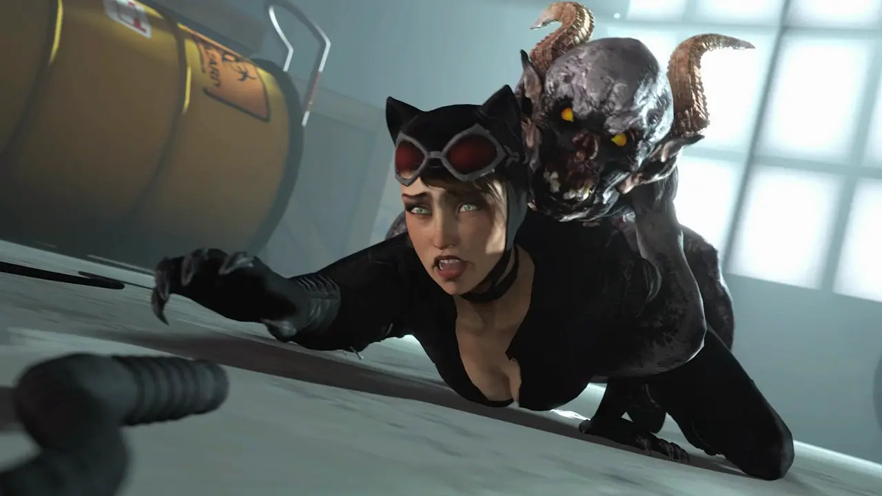 Unexpected friend Catwoman