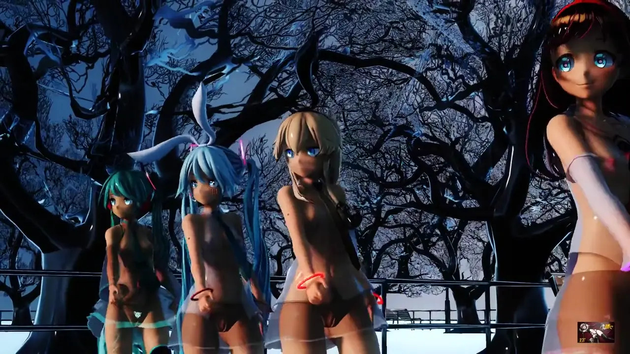Shimakaze, Miku & Kizuna - Hi Fi Raver [MMD R18] dbsye