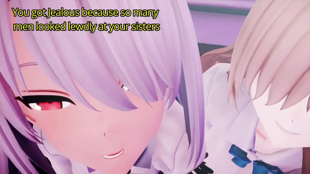 Cosplayer sister and her friend have threesome (Eng Subs) - Poko