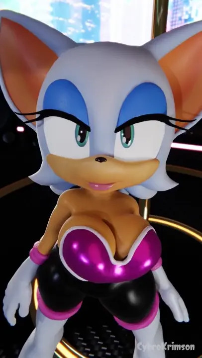 Rouge Shaking Boobs [cybrokrimson]