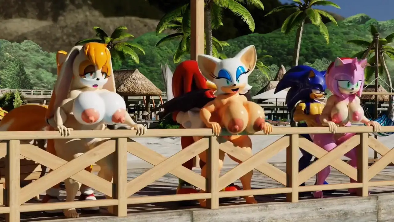 Orgy in the beach